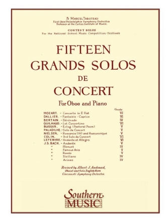 15 Grands Solos De Concert Klavier Buch