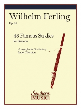 Franz Wilhelm Ferling 48 Famous Studies Fagott Buch