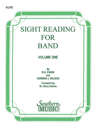 Billy Evans Sight Reading For Band, Bk. 1 (Srb1) Flute Stimme