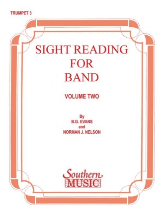 Norman Nelson Sight Reading For Band, Bk. 2 (Srb2) Trumpet Stimme