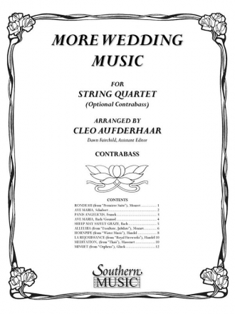 More Wedding Music Streichquartett Stimme