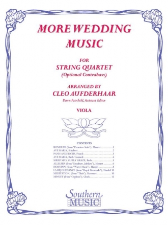 More Wedding Music Viola Stimme