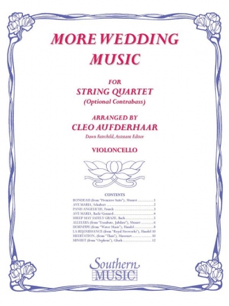 More Wedding Music Cello Stimme