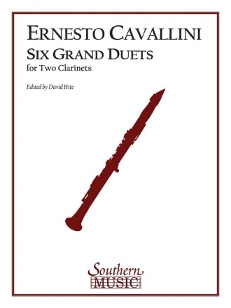 Ernesto Cavallini Six (6) Grand Duets Clarinet Duet Buch