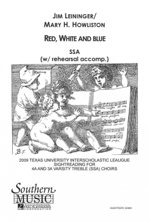 Jim Leininger Red White And Blue SSA Chorpartitur