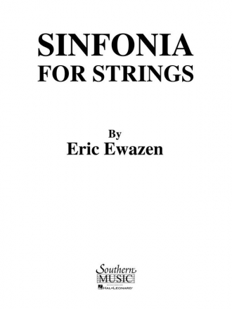 Eric Ewazen Sinfonia For Strings Streichorchester Partitur + Stimmen