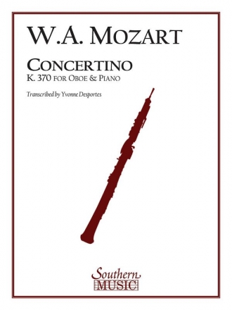 Wolfgang Amadeus Mozart Concertino, K370 Oboe Buch