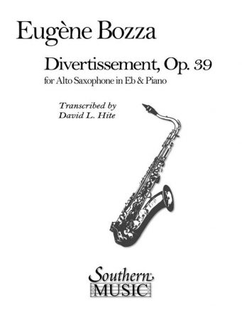 Eugne Bozza Divertissement Alto Saxophone Buch