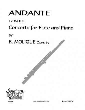 Bernhard Molique Andante Flte und Klavier Buch