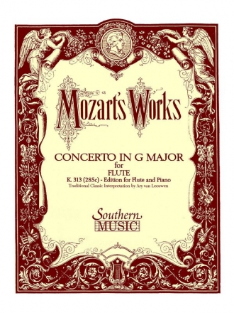 Wolfgang Amadeus Mozart Concerto In G, K313 Flte und Klavier Buch