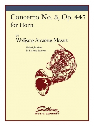 Wolfgang Amadeus Mozart Concerto No. 3, K447 Horn Buch