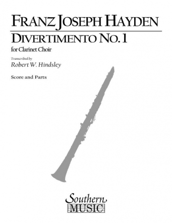 Franz Joseph Haydn Divertimento No 1 Klarinettenchor Buch