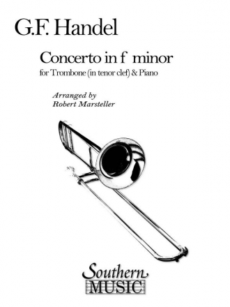 Georg Friedrich Hndel Concerto In F Minor Posaune und Klavier Buch