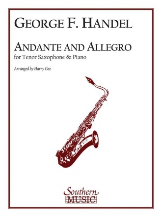 Georg Friedrich Hndel Andante and Allegro Tenor Saxophone Buch