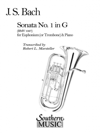 Johann Sebastian Bach Sonata No. 1 Baritone or Euphonium Buch