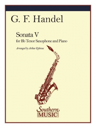 Georg Friedrich Hndel Sonata No 5 (V) In E Flat Tenor Saxophone