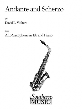 David Walters Andante And Scherzo Alto Saxophone Buch