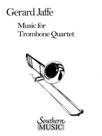 Gerard Jaffe Music For Trombone Quartet 4 Trombones Buch