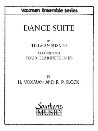 Dance Suite for 4 clarinets score