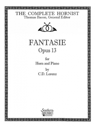 Carl Daniel Lorenz Fantasie (Fantasy Fantaisie) Op 13 Horn Buch