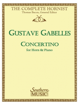 Gustave Gabelles Concertino Op 91 Horn Buch