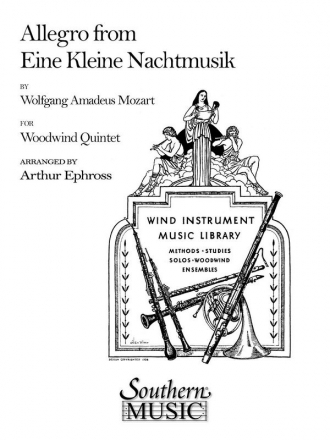 Wolfgang Amadeus Mozart Allegro (From Eine Kleine Nachtmusik) Woodwind Quintet Partitur