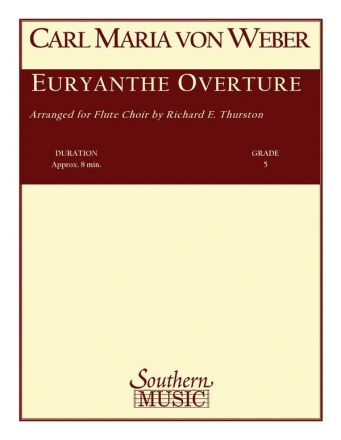 Carl Maria von Weber Euryanthe Overture Fltenensemble Partitur + Stimmen