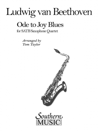 Ode To Joy Blues Saxophonquartett Partitur