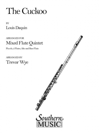 Louis D'Aquin The Cuckoo 5 Flutes Partitur