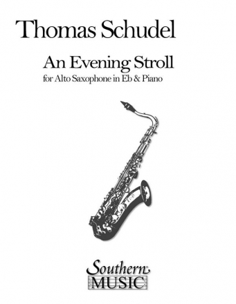 Thomas Schudel An Evening Stroll Alto Saxophone Buch