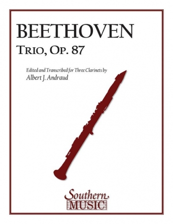 Ludwig van Beethoven Trio, Op. 87 Klarinettentrio Buch