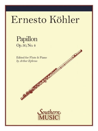 Ernesto Khler Papillon Flte und Klavier Buch