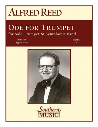 Ode For Trumpet for solo trumpet and symphonic band score and parts