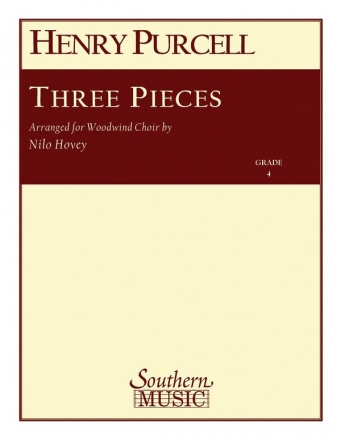 Henry Purcell Three (3) Pieces Woodwind Choir Partitur + Stimmen