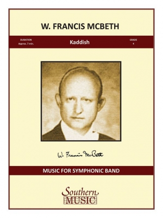 W. Francis McBeth Kaddish Concert Band Partitur + Stimmen