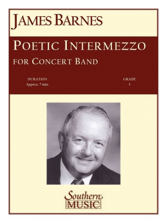 James Barnes Poetic Intermezzo Concert Band Partitur