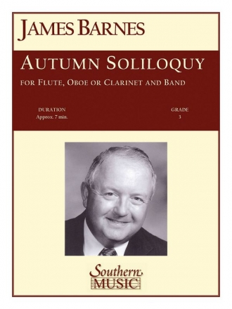 James Barnes Autumn Soliloquy Concert Band Partitur + Stimmen