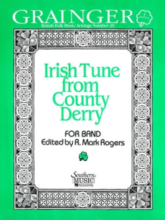 Percy Aldridge Grainger Irish Tune From County Derry Concert Band Partitur + Stimmen