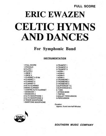 Eric Ewazen Celtic Hymns And Dances Concert Band Partitur