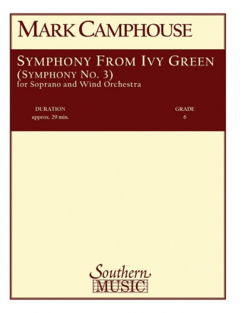 Mark Camphouse Symphony From Ivy Green Concert Band Partitur + Stimmen