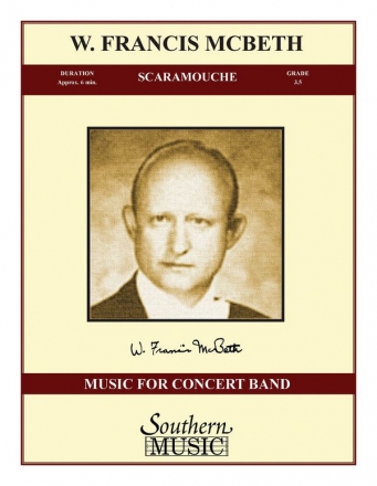 W. Francis McBeth Scaramouche Concert Band Partitur + Stimmen