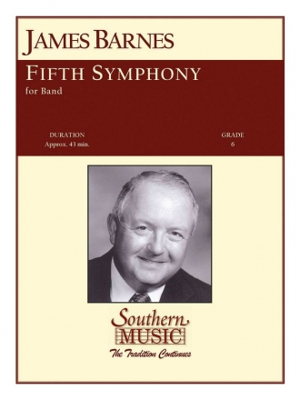 James Barnes Fifth Symphony Concert Band Partitur + Stimmen