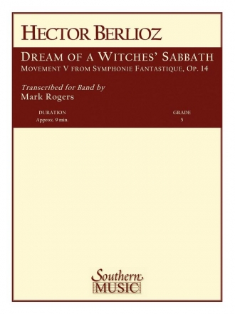 Hector Berlioz Dream Of A Witches Sabbath Concert Band Partitur + Stimmen