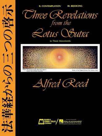 Alfred Reed Three Revelationsof the Lotus Sutra MVTS. II & III Concert Band Partitur + Stimmen