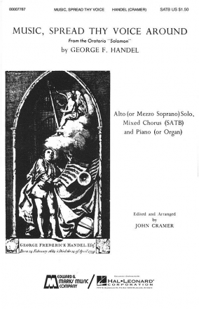 Georg Friedrich Hndel Music, Spread Thy Voice Around SATB Chorpartitur