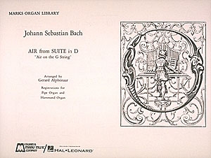 Johann Sebastian Bach Air on the G String Orgel Buch