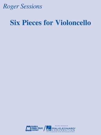 Roger Sessions Six Pieces for Violoncello Cello Buch