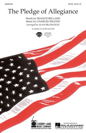 Charles Osgood The Pledge of Allegiance SATB Chorpartitur