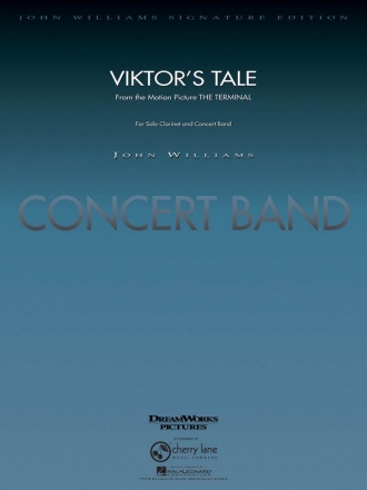 John Williams Viktor's Tale (from THE TERMINAL) Concert Band/Harmonie and Clarinet Partitur + Stimmen