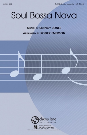 Quincy Jones Soul Bossa Nova SATB Chorpartitur